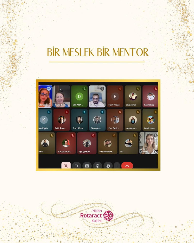 27.08.2026 tarihinde Denizli Rotaract Kulübü (@denizlirotaractkulubu) tarafından düzenlenen “Bir Meslek, Bir Mentor” Meslek Sohbetleri Serisi’nin ilk buluşmasına katılım gösterdik.